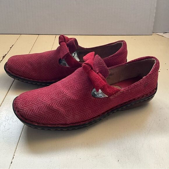 Born Mary Jane Women's Shoes Size 6.5 Herringbone Reddish - Picture 8 of 16